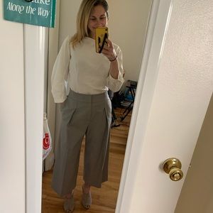 Club Monaco high waisted wide leg trousers pants